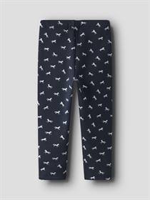 NAME IT Sweat Fleece Leggings Tavina Dark Sapphire Glitter unicorn